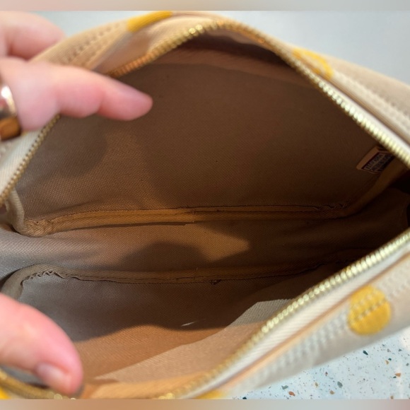 Vintage Dooney & Bourke Polka Dot Small Canvas Shoulder Crossbody Handbag‎ - Picture 8 of 16